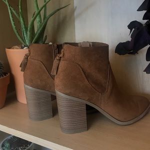 Target Brown Heeled Booties!
